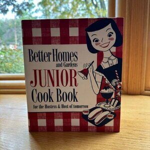 Better Homes & Gardens Junior Cookbook The Hostess & Host Of Tomorrow Retro